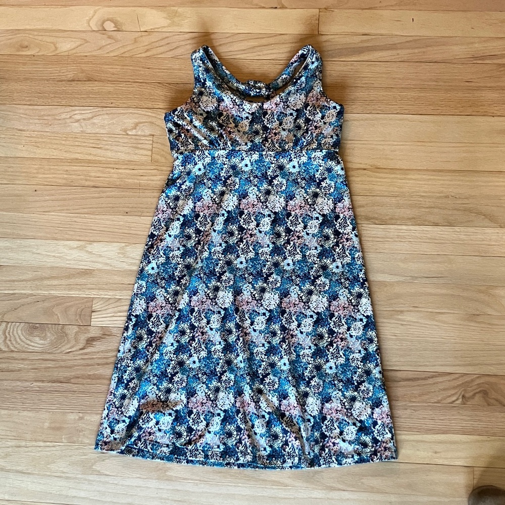 Patagonia Floral Dress - Blue and Pink